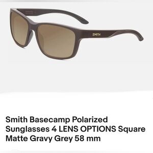 Smith polarized space camp Mat tortoise sunglasses for men or women